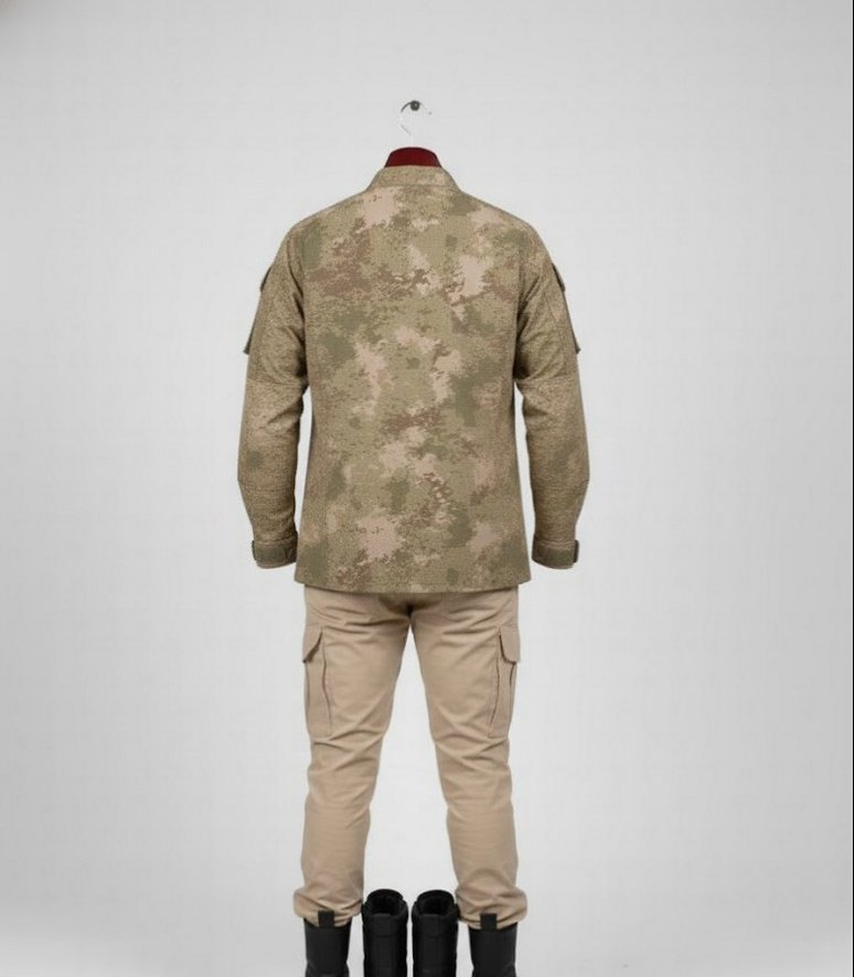 Erkek Kamuflaj Desenli Regular Fit Ceket - Görsel 2