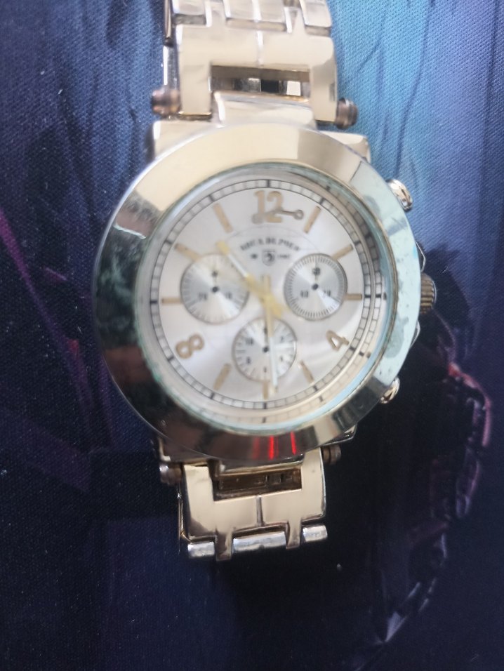 Aqua Di Polo 1987 Altın Zincir Detaylı Kadın Saati - Görsel 4