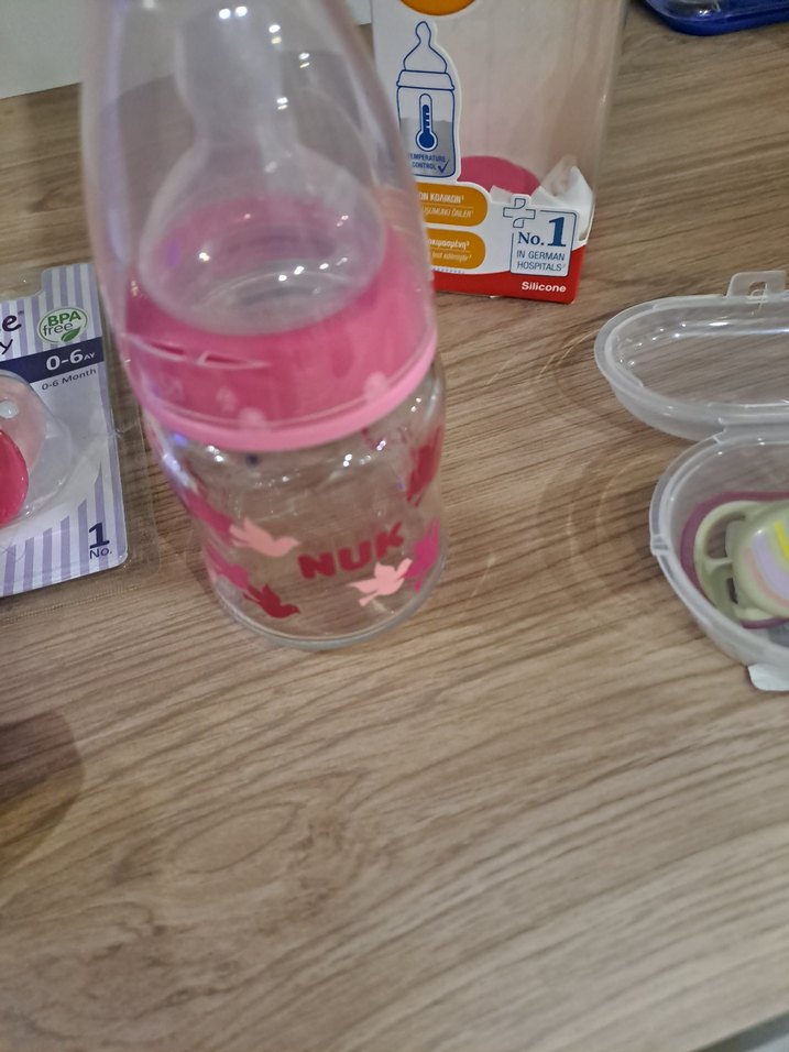 NUK Pembe Biberon ve Emzik Seti - Görsel 4