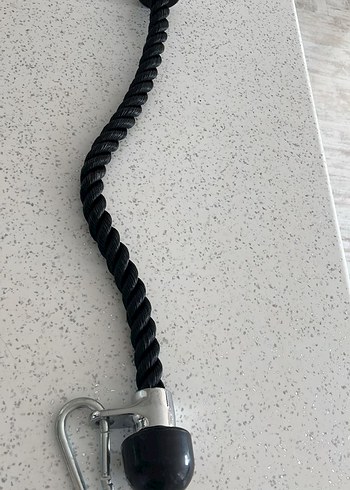 Siyah renk fitness halatı biceps ve triceps için - Görsel 5