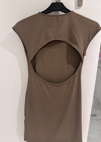 Pull and Bear Pull&Bear Sırt Detaylı Mini Elbise