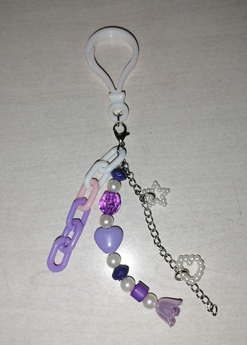 Beden Charm Anahtarlık Pc süsü Mor