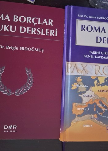 Roma Borçlar Hukuku, Roma Hukuku Dersleri Kitapları