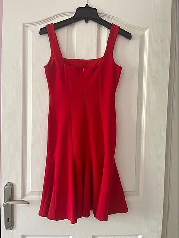 36 Beden kırmızı Renk Milla by Trendyol Elbise