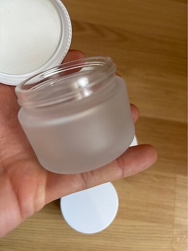 Beden cam krem kavanozu 50 ml 10 adet