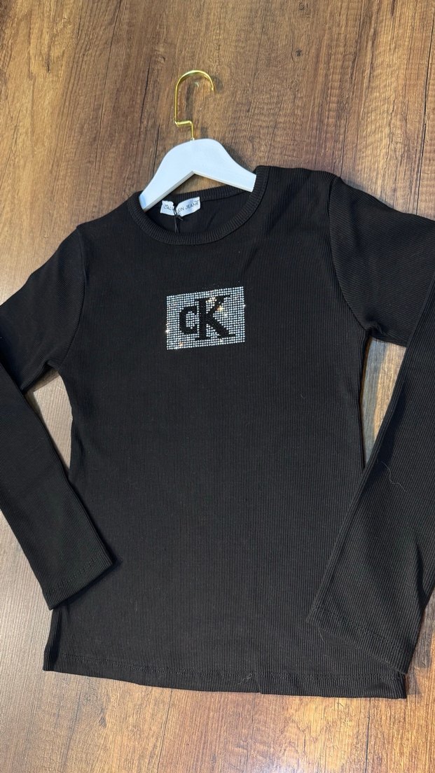 Kadın Siyah Uzun Kollu Mini Sweatshirt - Görsel 2