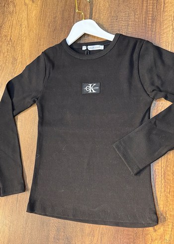 Kız Çocuk Siyah Uzun Kollu Baskılı Tişört - Görsel 3