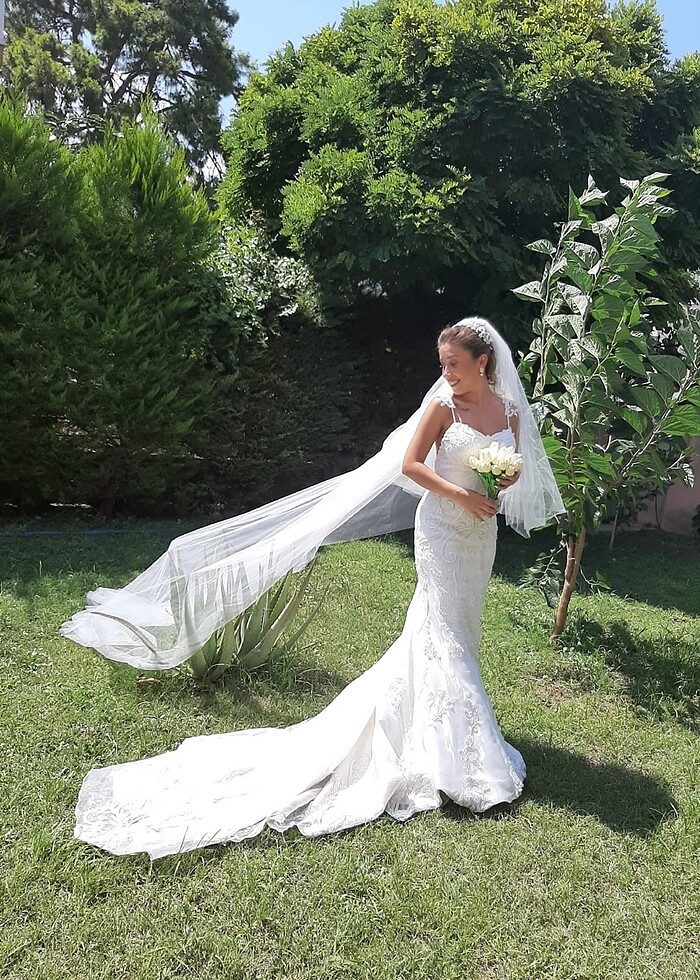 Özel dikim balık gelinlik - Görsel 4