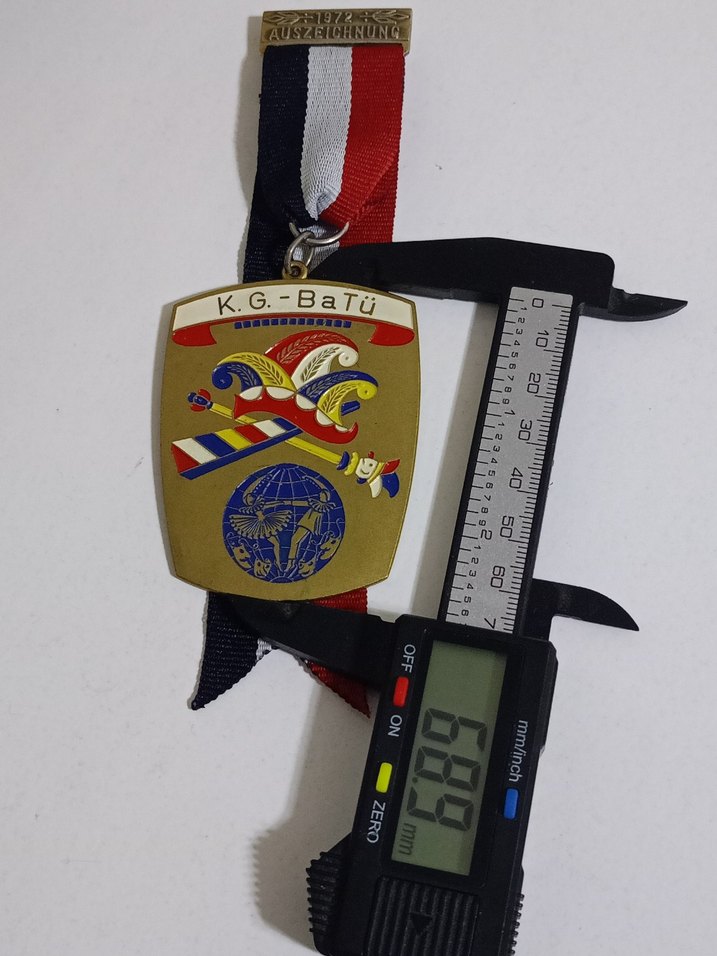 1972 Alman Karnaval Madalyası - BATÜ - Görsel 4