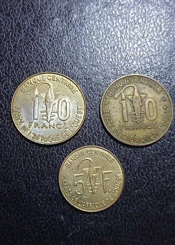 Batı Afrika madeni para - Görsel 2