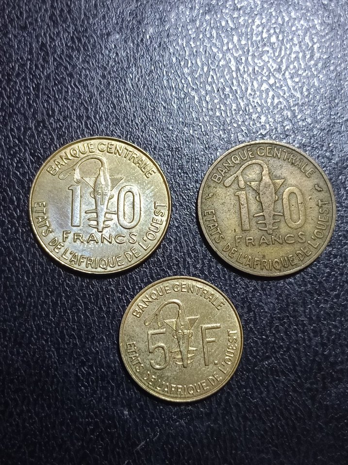 Batı Afrika madeni para - Görsel 2