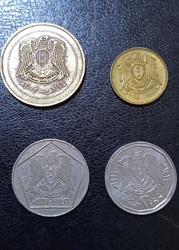 Suriye 4 adet Koleksiyonluk madeni para Lotu - Görsel 2
