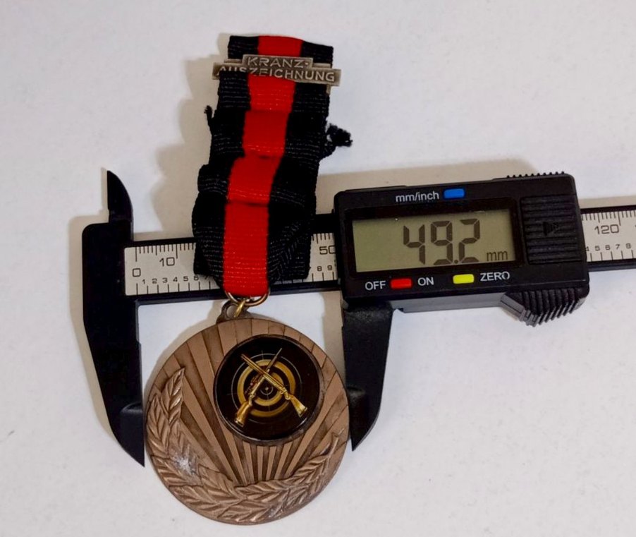 Antika Alman Atıcılık Madalyası - Kranz - Görsel 4