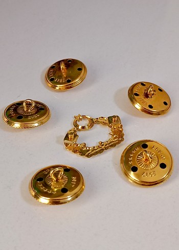 THK Düğme ve Kokart Seti (5+1) - Görsel 2