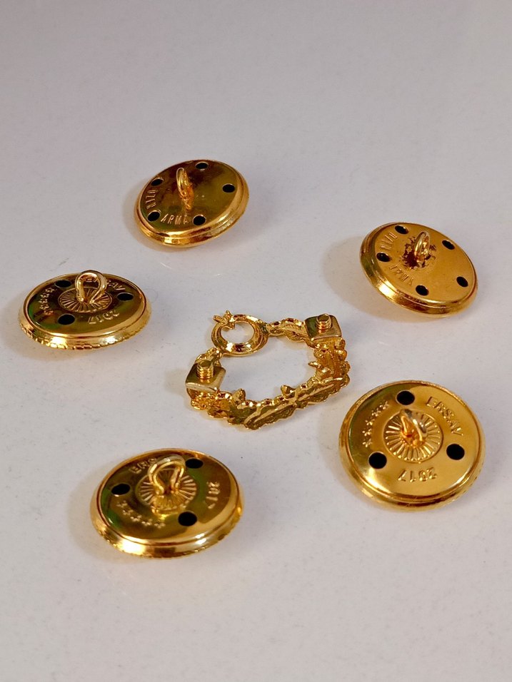 THK Düğme ve Kokart Seti (5+1) - Görsel 2