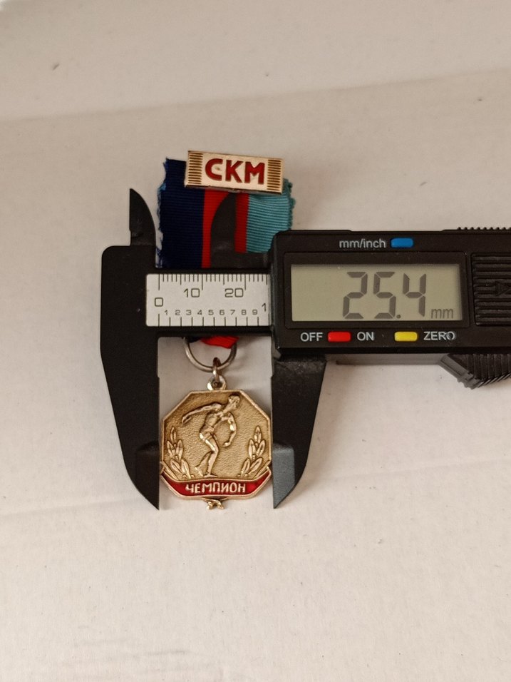 SSCB Dönemi SKM "Şampiyon" Sporcu Madalyası - Görsel 2