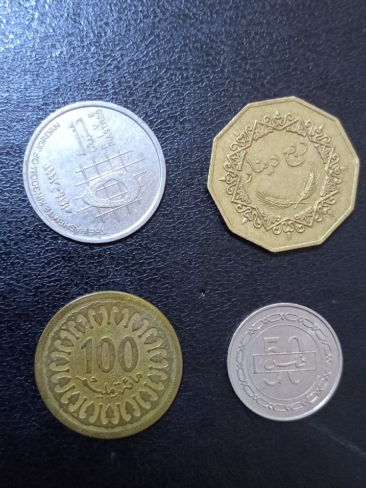 Arap Ülkeleri 4 adet madeni para - Görsel 3