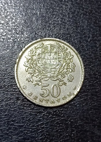 1927 Portekiz Madeni parası - Görsel 2