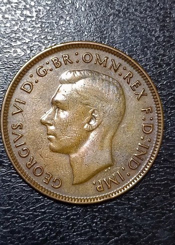 1947 Avustralya madeni para. - Görsel 2