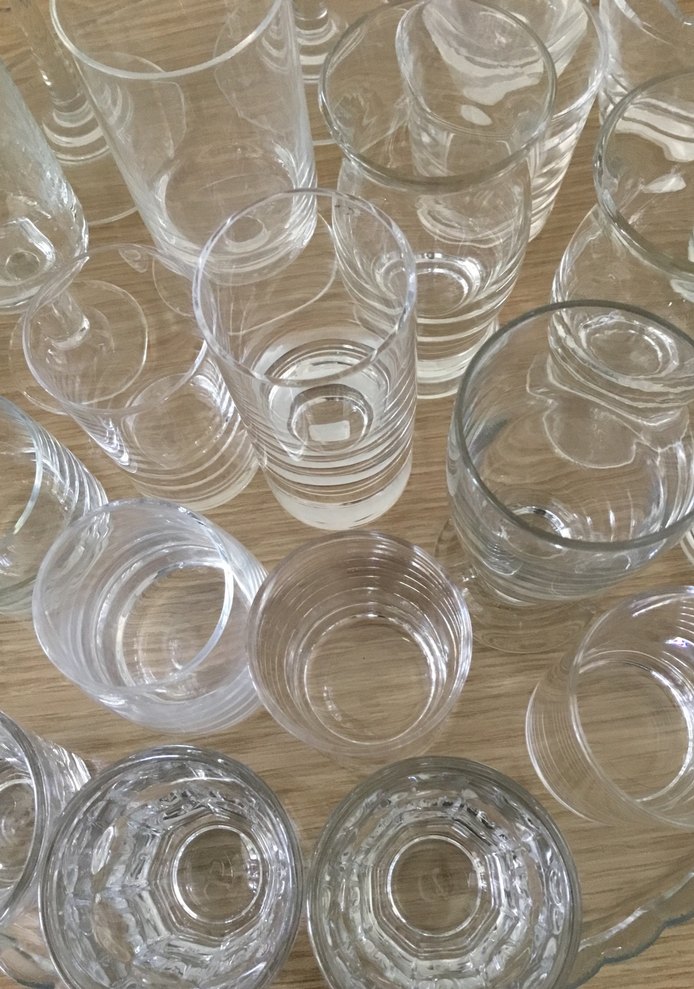 Çeşitli Boylarda Şeffaf Cam Bardak Seti - Görsel 2