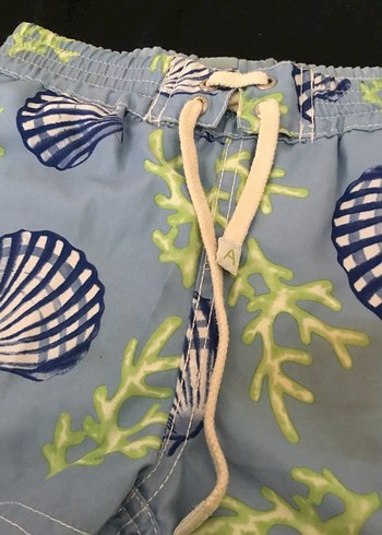 Beymen Kids Mavi Desenli Erkek Çocuk şort / ayakkabı