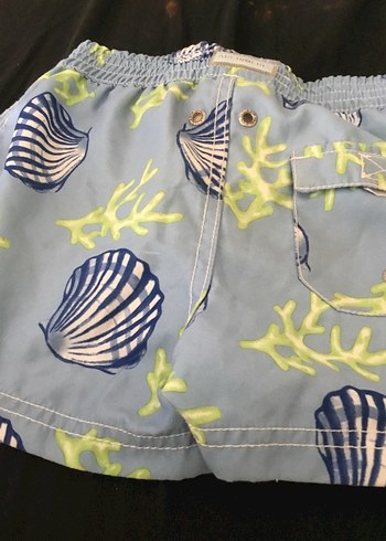 Mavi Desenli Erkek Çocuk şort / ayakkabı - Görsel 5