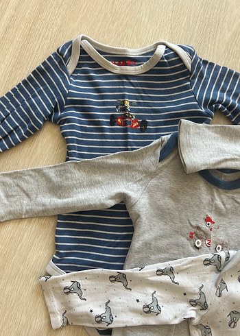 6 Ay Beden Bebek çıtçıtlı badi 5 li