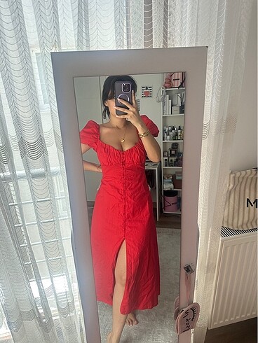 s Beden kırmızı Renk Kırmızı elbise ????????