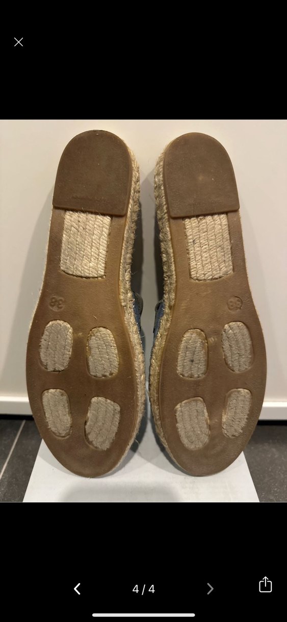 RUGANO Kadın Deri Mavi Espadril Toka Detaylı - Görsel 4