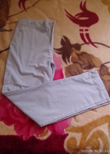 Açık Mavi Kadın Normal Kesim Pantolon