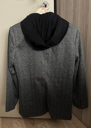 Gri Midi Kadın Blazer Ceket - Görsel 5