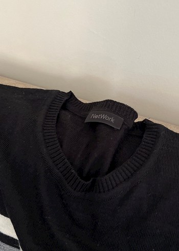 Network Erkek Siyah Pamuklu Uzun Kollu Sweatshirt