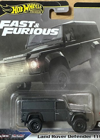 Hot Wheels Premium Land Rover Defender Siyah Oyuncak Araba