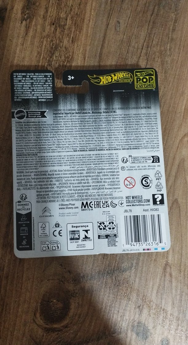 Mor Karakter Temalı Oyuncak Araba - Görsel 4