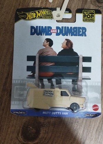 Camel Renkli Hot Wheels Dume ve Dumber Oyuncak Araba - Görsel 2