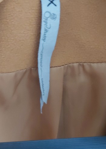 Düğmeli hardal Süet Kadın Ceket - Görsel 3