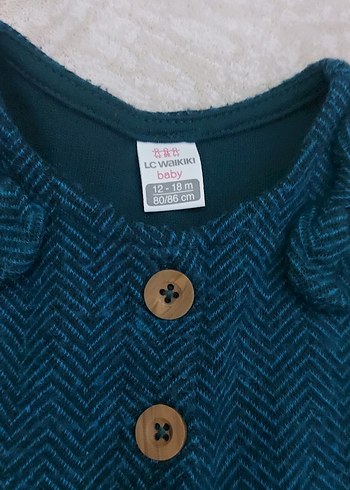 Düğmeli Yün Bebek tulumu - Görsel 2