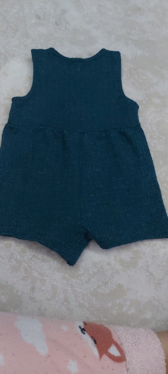 Düğmeli Yün Bebek tulumu - Görsel 3