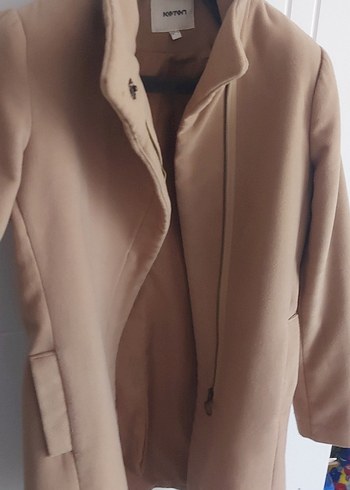 Koton kadın Kahverengi Mont - Görsel 4