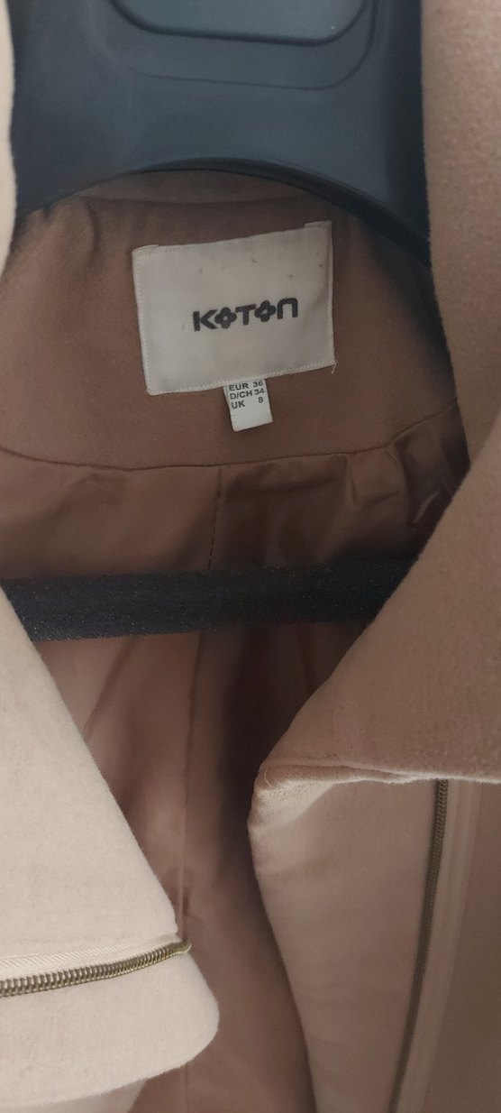 Koton kadın Kahverengi Mont - Görsel 2