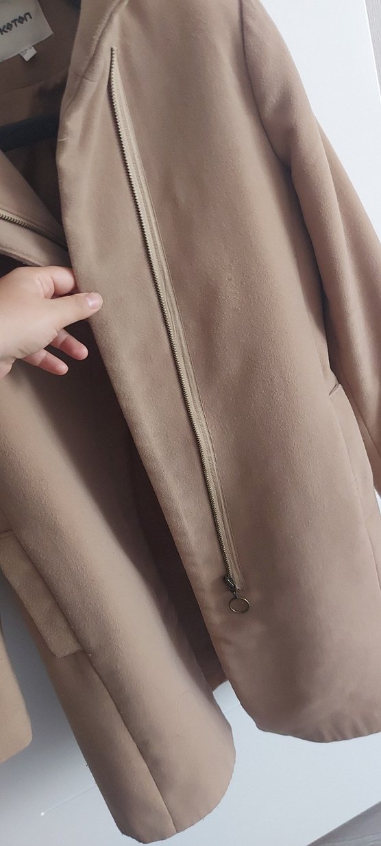 Koton kadın Kahverengi Mont - Görsel 3