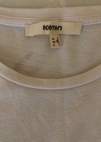 xs Beden Baskılı Beyaz Oversize T-Shirt
