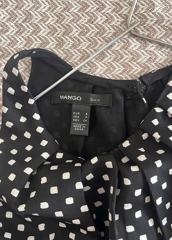 s Beden siyah Renk Mango Suit Kısa Elbise