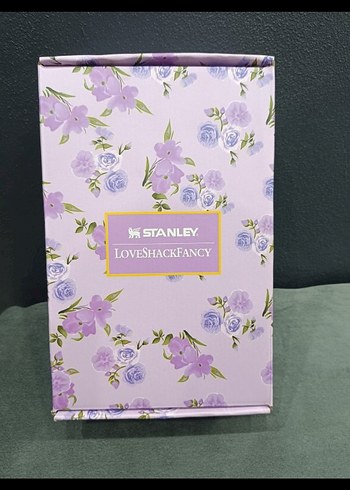 Pastel Mor Çiçek Desenli Termos Bardak - Görsel 3