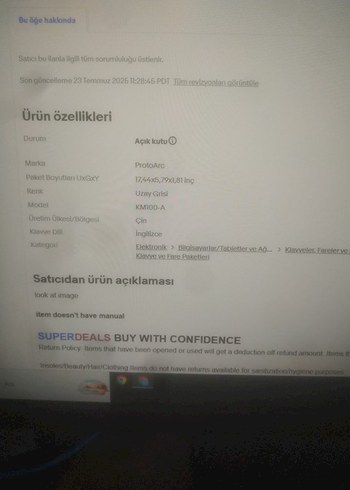 ProtoArc Backlit Bluetooth Keyboard Mouse For Mac, KM100-A - Görsel 5