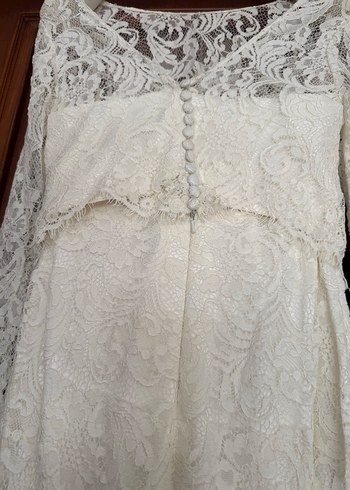 Vakko Dantel Gelinlik Duvak Ve Çanta - Görsel 4