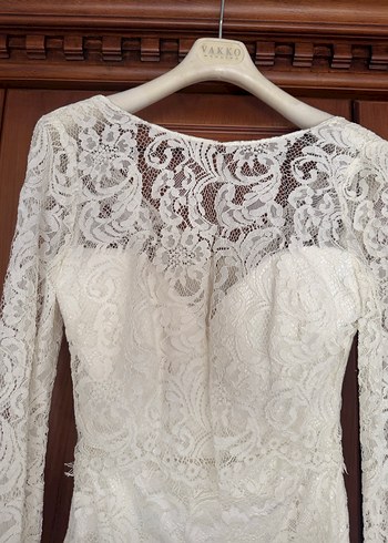 Vakko Dantel Gelinlik Duvak Ve Çanta - Görsel 3