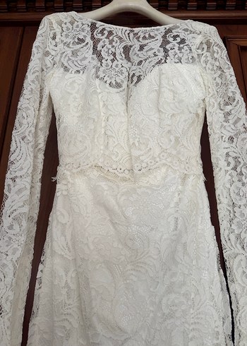 Vakko Dantel Gelinlik Duvak Ve Çanta - Görsel 2