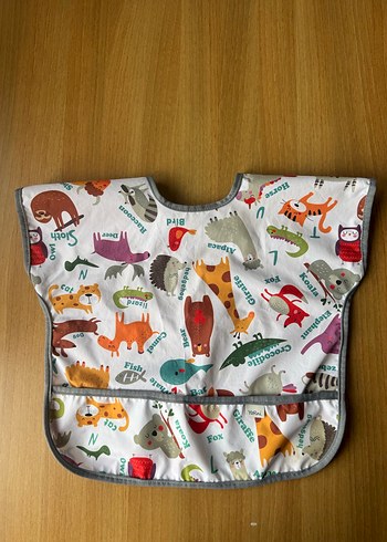 Yorni Sıvı Geçirmez Cırtlı Cepli Önlük - Görsel 4