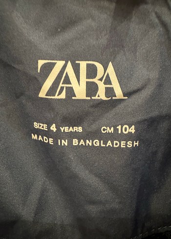 Zara Çocuk Water Rebellent Şişme Mont-4Y 104 cm - Görsel 6